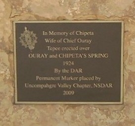 Uncompahgre Valley Chapter Dedicates Bronze Plaque