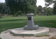 Cleland Park Fountain in Delta, Colorado