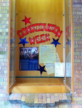2013 Constitution Week Library Display