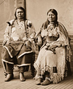 Chief Ouray and wife Chipeta