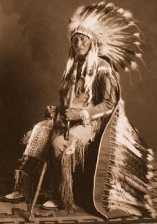 Chief Sapiah, leader of the Southern Ute tribe 1880-1936